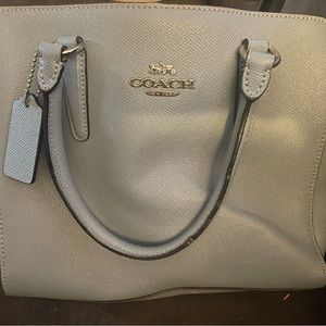 Coach handbag; has been used several times; slight wear